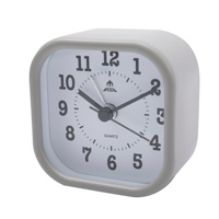 Reloj de escritorio perezoso de estilo simple, segundos de salto silenciosos, campana, reloj despertador pequeño, venta al por mayor de fábrica