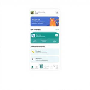 Medikamenten-Erinnerungs-App mit GPS, Plastikgehäuse, für Medikamentenpläne, Pillenbenachrichtigungen, Dosierungstracking, Rezeptverwaltung, pünktliche Nachfüllung - Product Image 1
