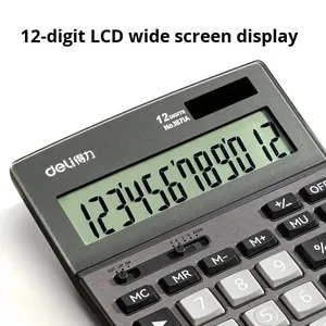 Bán buôn Deli 1671a nhựa máy tính để bàn máy tính Màu Xám không trượt Màn hình rộng lịch công ty kế Toán Tài Chính máy tính - Product Image 2