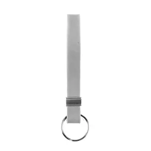 Promotional Gift Eco-friendly Soft Silicone Belt Bracelet Key Ring Wristband Keychain
