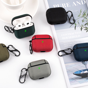 Fundas Protectoras de Nailon Impermeables para <span class=keywords><strong>Apple</strong></span> <span class=keywords><strong>Airpods</strong></span> <span class=keywords><strong>Pro</strong></span> 3 <span class=keywords><strong>2</strong></span> 1 <span class=keywords><strong>Gen</strong></span>, Cubierta para Auriculares Inalámbricos - Product Image 1