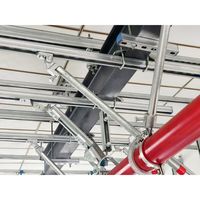 Pince de fixation de poutre UTTH10, attache structurelle antisismique, homologuée UL, certifiée CE, QT450 pour systèmes d'extincteurs à jet d'eau NFPA 13