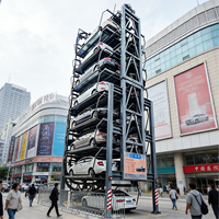 Sistem Parkir Otomatis Putar Vertikal Tabitha CE Garage, Menara Parkir Carousel dengan Lift Parkir untuk Tempat Parkir Mobil