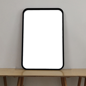 <span class=keywords><strong>Grand</strong></span> <span class=keywords><strong>miroir</strong></span> mural rectangulaire contemporain haut de gamme <span class=keywords><strong>en</strong></span> <span class=keywords><strong>fer</strong></span> <span class=keywords><strong>forgé</strong></span> <span class=keywords><strong>noir</strong></span> pour salle de bain et dressing, vente <span class=keywords><strong>en</strong></span> gros - Product Image 6