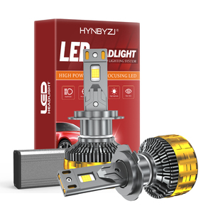 HYNBYZJ, sistema de iluminación automático, H7, luz <span class=keywords><strong>Led</strong></span> para coche, 240W, <span class=keywords><strong>Mini</strong></span> H3, H11, H7, faros delanteros <span class=keywords><strong>Led</strong></span> para coche, focos, Luz H7, Faros Luces H4, faros <span class=keywords><strong>Led</strong></span> - Product Image 1