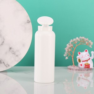 Bouteilles en plastique PP écologiques blanches avec capuchons rabattables sécurisés Accès pratique pour les essentiels de soins du corps au bain - Product Image 4