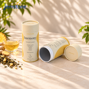 Envase de Cartón Kraft Biodegradable de Grado Alimenticio para Almacenamiento de Té en Hojas Sueltas, con Logotipo Personalizado - Product Image 2