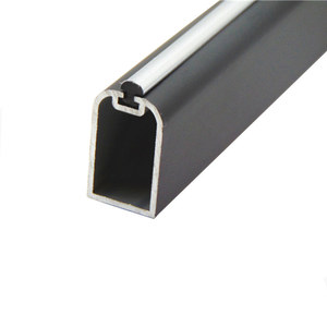 Aluminum Alloy <b>Wardrobe</b> Hanging Rod Square Shape Wall Mounted Clothing Organizer Durable Flange JDC1210-18 - Product Image 5