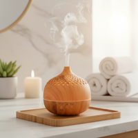 Diffuseur d'huiles essentielles ultrasonique à brume froide, grand format, pour la maison, la chambre, le bureau, le yoga, le spa