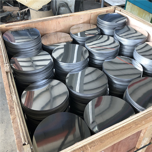 Miroir circulaire en acier inoxydable laminé à chaud et à froid BA Blue PVC Enduit <span class=keywords><strong>Inox</strong></span> <span class=keywords><strong>SS</strong></span> 410 Type de plaque de disque - Product Image 5