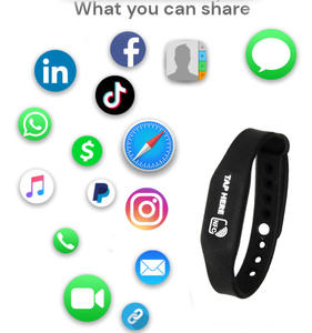 Экологичный браслет nfc, цветной логотип, Ntag, 213 резиновый браслет, силиконовый браслет на запястье - Product Image 6