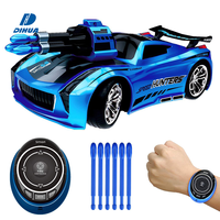 Voiture RC à commande vocale 2,4 GHz, multifonction, haute vitesse, lance balles, jouet intelligent avec télécommande montre connectée