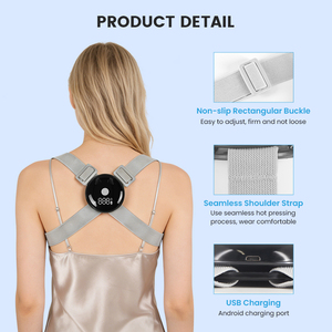 Nuova Cintura Massaggiante Intelligente con Sensore LCD per Schiena e Spalle, Correttore di Postura con Vibrazione per Seduta Corretta - Product Image 4