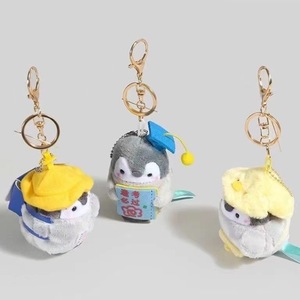 Pendentif en peluche petit pingouin style japonais, énergie positive, mignon, pour <span class=keywords><strong>sac</strong></span> <span class=keywords><strong>à</strong></span> <span class=keywords><strong>dos</strong></span>, décoration suspendue, porte-clés en peluche - Product Image 2