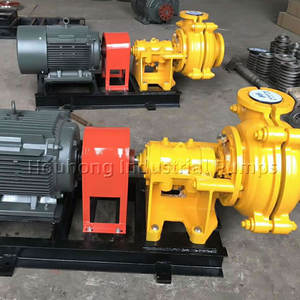 Pompe à boue industrielle haute pression, moteur électrique triphasé, garantie 1 an, résistante à l'usure pour installation de lavage de charbon - Product Image 3