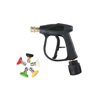 Pistolet de lavage haute pression électrique, 5 buses de pulvérisation, 3000 PSI, connecteur de <span class=keywords><strong>tuyau</strong></span> de nettoyage, connecteur rapide Karchere K2K5k7 - Product Image 1