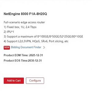 HW NE8000 F1A 88035YMW N1-N8KF1SRV6-LIC N1-NetEngine 8000 Serie F1 Licencia de Función SRv6 Router para Uso en Telecomunicaciones IP - Product Image 1