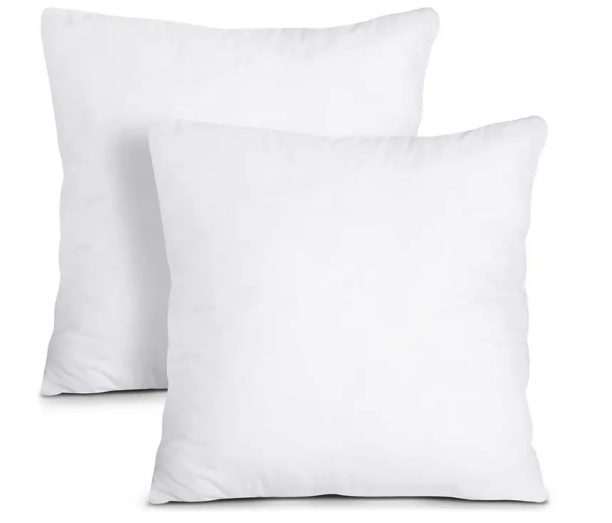 Oreillers personnalisés, blancs, 18x18 pouces, polyester, coussins décoratifs d'intérieur, canapé, coussin carré, coussin intérieur