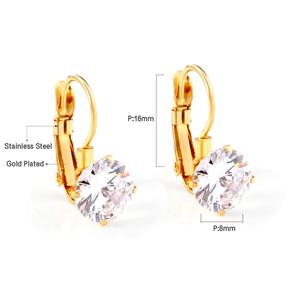 New Stud Earrings Big Zircon Fashion Bling Bling Earrings <b>for</b> <b>Little</b> <b>Girls</b> in Wholesale Price - Product Image 3