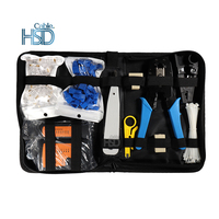 Kit d'outils de réparation et d'installation réseau RJ45 à prix d'usine pour câbles Ethernet LAN, sertissage et maintenance, 10 pièces, 1 m de longueur