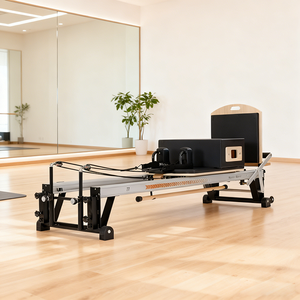 Cama de <span class=keywords><strong>Pilates</strong></span> Plegable Grande de Alta Calidad, Fabricada en Aleación de Aluminio, Equipo de <span class=keywords><strong>Pilates</strong></span> para Pérdida de Peso - Product Image 2