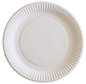 Assiettes <span class=keywords><strong>en</strong></span> papier blanches personnalisées de 9 pouces, résistantes à la graisse et à l'eau, fabricant d'assiettes jetables pour fêtes OEM - Product Image 2