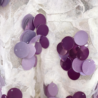 Fabricant ODM OEM, tissu à paillettes holographiques personnalisé pour robe de concours, vêtements de cérémonie