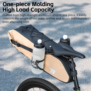Sacoche de selle de vélo WEST BIKING avec support de rail de selle et stabilisateur, double porte-bidon pour VTT et vélo de route - Product Image 4