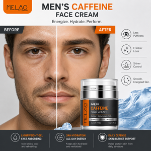 Crème <span class=keywords><strong>Visage</strong></span> à la Caféine en Gros <span class=keywords><strong>pour</strong></span> Hommes – Réduit les Rougeurs Post-Rasage, Hydratation Intense PDRN, Gel Hydratant à Absorption Rapide - Product Image 6