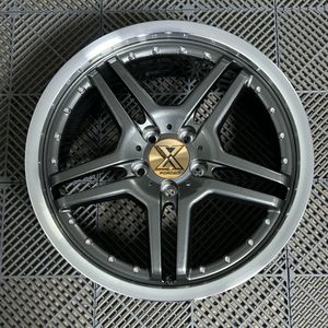 XJFORGED定制2件式锻造车轮5x120 5x112合金轮辋17-26英寸乘用车，适用于W126 W221 W220 W140 W211 W124 W210 W212 - Product Image 3