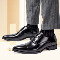 Date bureau Oxford chaussures italiennes en cuir véritable mariage chaussures formelles personnalisé luxe hommes chaussures habillées