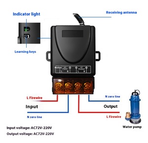 Interruptor de bocina de coche de <span class=keywords><strong>12V</strong></span>, 24V, 36V CC, luz de punto <span class=keywords><strong>LED</strong></span>, interruptor de flash de <span class=keywords><strong>control</strong></span> remoto inalámbrico - Product Image 6