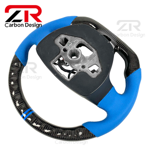 Volant de course sport en cuir véritable personnalisé avec fibre de carbone pour Ford <span class=keywords><strong>Focus</strong></span> MK3 MK4 ST <span class=keywords><strong>RS</strong></span> - Product Image 6