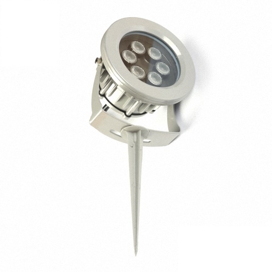 24V DC 6*3W RGB 3IN1 LED Spike Outdoor Garden Landscape Spot Light