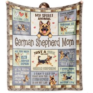 Beige Quilted Golden Retriever Mom Flannel <b>Blanket</b> Throw <b>Blanket</b> Nap <b>Blanket</b> Reversible Cozy <b>Warm</b> for Home Office Nap Wholesale - Product Image 2