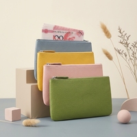 Pochette porte-documents en cuir PU avec fermeture éclair, motif litchi, format A4, organiseur de dossiers, personnalisable avec logo, fabrication OEM