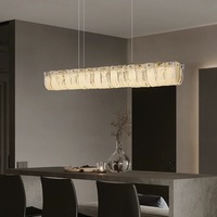 Lustre LED moderne minimaliste italien avec compatibilité AC, design en verre nuage haut de gamme pour hôtel et maison, éclairage de luxe