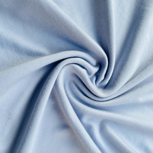 Vải thun dệt kim jersey đơn, chất liệu spandex DTY, khổ rộng, tùy chỉnh theo nhà máy, hai mặt chải, dùng cho may mặc, đồ ngủ - Product Image 2