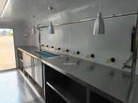 Meilleure Vente 2026 : Camion Remorque de Restauration Mobile de Luxe pour l'Extérieur, Entièrement Équipé, Grande Capacité, Doté d'une Cuisine Complète