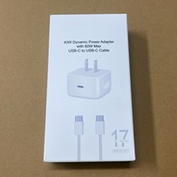 Adaptateur USB-C 40W pour iPhone 17 16 15 14 – Chargeur rapide pour téléphone USB-C