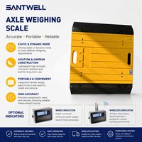 Balance de pesée portable Santwell 0,5T-5T BXB01 pour camions, balance de pesée robuste avec affichage LCD pour station de pesée OEM/ODM
