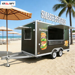 Camiones de Comida Móviles con Calefacción, Remolque Multifuncional de Aluminio y Fibra de Vidrio para Venta de Hot Dogs y Comida Rápida con Papas Fritas - Product Image 5