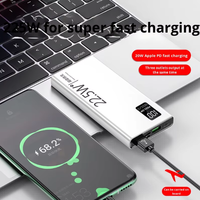 Bloc d'alimentation portable pour téléphone mobile à charge rapide 22,5 W, personnalisé, 50 000 mAh, interface d'entrée de type C, batterie Li-polymère, modèle P5