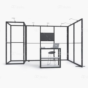 Cabina de exhibición de feria, sala de almacenamiento, 10x20 - Product Image 3