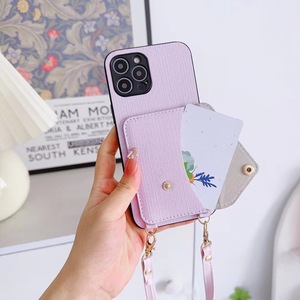 2024 Đường Phố Thời Trang Da Điện Thoại Di Động Trường Hợp Với Dây Đeo Vai & Chuỗi Chủ Thẻ Ví Cho Iphone 16 15 14 13 Pro Max Cộng Với - Product Image 1