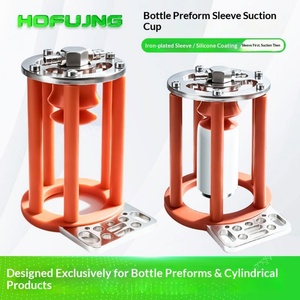 Soporte para botella con ventosa naranja/plateado con funda protectora, doble fijación, material de hierro niquelado, envoltura de silicona duradera - Product Image 6