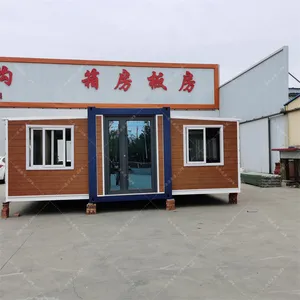 Kontrol kualitas Cina 40FT Stackable rakitan cepat Mini dapat dilepas rumah portabel 2 Kamar Tidur wadah rumah untuk dijual