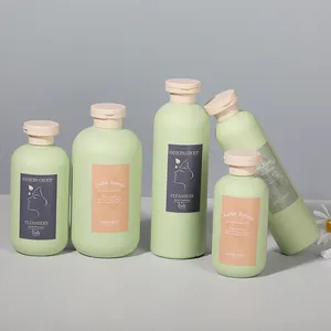 Vanjoin Luxury 80ml 100ml 150ml 200ml Soft Touch Green HDPE Shampoo And Conditioner Body Wash And Hand Cream Soft Tube Packaging