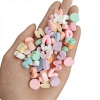 Ingrosso 50 pz. Assortiti Misto 26 Lettere Fai da Te 3D in Resina, Cabochon Piatto per Scrapbooking e Artigianato Halloween