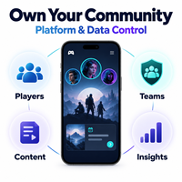 Pengembangan Aplikasi Sosial Komunitas Game Kustom untuk IOS Android Dengan Profil Pemain, Pencocokan Tim, Obrolan Suara LionCreate
